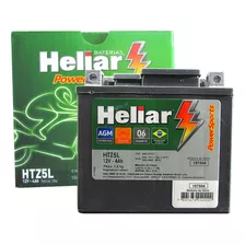 Bateria Heliar Htz5l 12v 4ah Fan 125i Cg 160 Start Flex