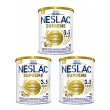Composto Lácteo Em Pó Nestlé Neslac Supreme 800g Kit 3 Latas