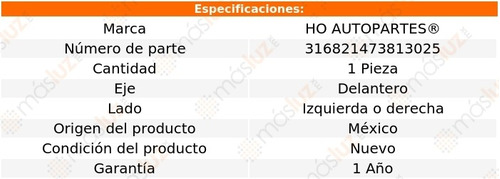 1- Sensor Balatas Delantera Izq/der Ml430 98/01 Ho Foto 2