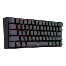 Redragon Teclado Gamer Dragonborn Mecánico Negro