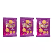 Pack X 3 Galletitas Mini Pitusas Vainilla X 160grs