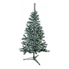 Arvore De Natal Pinheiro Verde Altura 1,20m Com 144 Galhos Cor Nevada