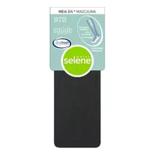 Meia 3/4 Selene Compressão Graduada Masculina Cano Alto 6096