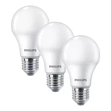 Pack 3 Lamparas Led 14 W E27 Ecohome Phillips LG Color De La Luz Fría