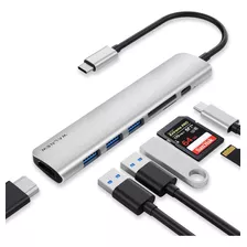 Walnew Hub Usb C, Adaptador Usb C Macbook Pro, Hub 7 En 1 Co