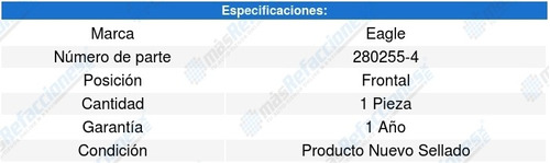 Soporte Transmision Geo-metro L4 1.3l 00 A 00 Eagle 3724245 Foto 4