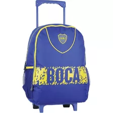 Mochila Boca Juniors Con Carrito Lic Oficial Original
