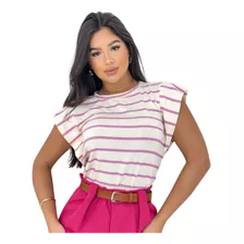 Regatinha Tee Muscle Blusa Viscolycra Lisa Moda