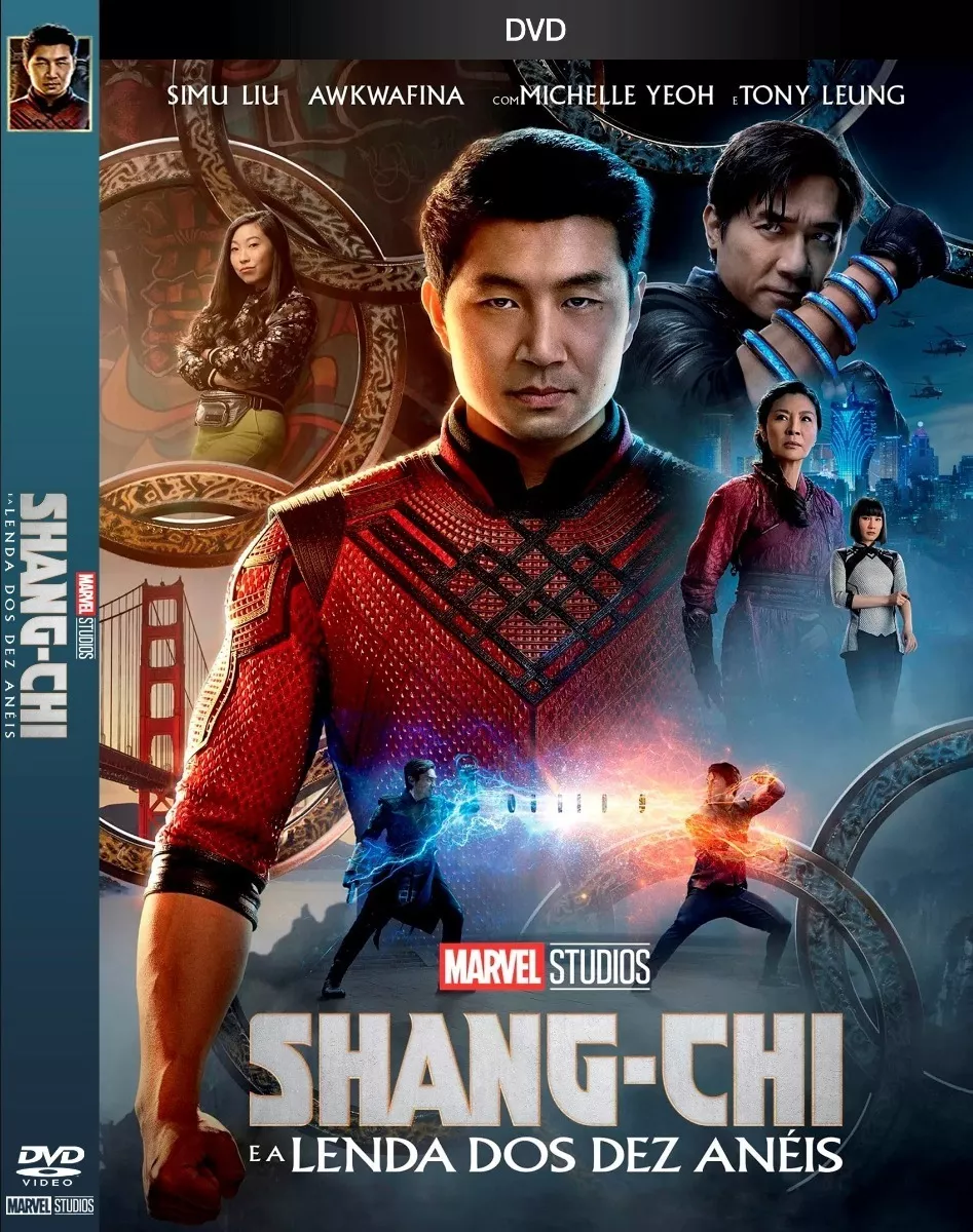Dvd Filme: Shang-chi E A Lenda Dos Dez Anéis (2021)