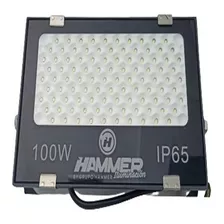 Reflector Led Tipo Espejo 100w 85/265v 3000k Hammer