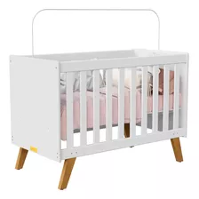 Berço Americano Vira Cama 100% Mdf Mosquiteiro Infantil 