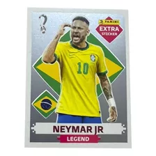 Estampa Legend Neymar Mundial Qatar 2022 Extra Sticker Plata