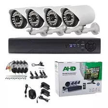 Kit 4 Camaras Seguridad Con Dvr Wifi Ultra Hd