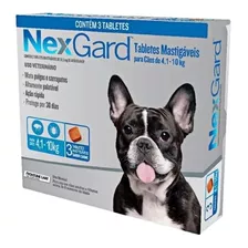 Nexgard 4 A 10 Kg Antipulgas E Carrapatos C\ 3 Full