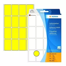 Etiqueta - 2451 Multi-purpose Labels 25x40 Mm Yellow Paper M