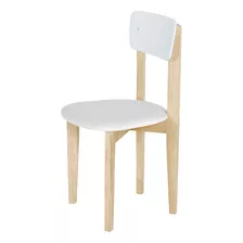 1 Cadeira Para Mesa Branco Tarefa Mesinha De Estudo P/ Casa