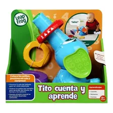 Elefante Tito Con Aros Encastre Musical Leap Frog 600339 Color Azul