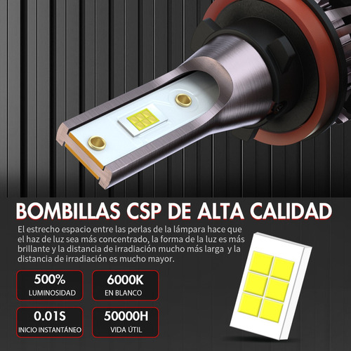 * 11000lm Kit De Faros Led Luz Alta Y Baja Para Buick Series Foto 5