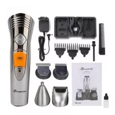 Maquina Afeitar Barbera Profesional Kit 5 En 1 Geemy Gm-583