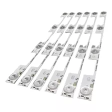 Kit C/6 Barra Led Semp Toshiba 40l2400 40l5400 Dl3944 Dl4045