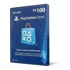 Cartão Psn Playstation Br Brasil R$100 Reais Plus Brasileiro