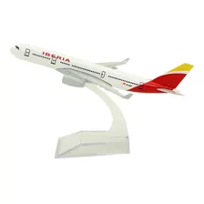 Iberia Miniatura Aviao - Airbus A330 Aeronave Comercial