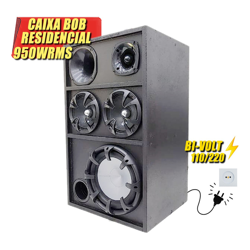 Caixa Bob Ativa Triton Tr620 Mbx Módulo Taramps Completa