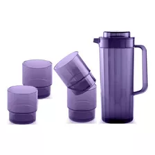 Tupperware Jarra Luxo E Copos Luxo