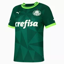 Camisa Puma Palmeiras Torcedor Home Jersey Verde - Feminina