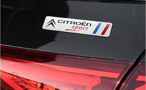 Emblema Metlico Citroen Sport Ds3/4/5 C3 C4 Cactus Elysee Foto 4