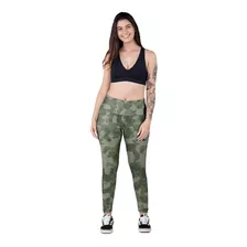 Legging Estilosa Academia Treino Promoção Camuflada Exercito