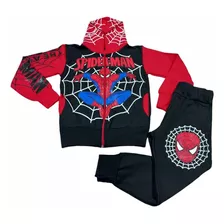 Conjunto Buzo Y Polerón Spiderman Niño