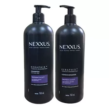 Kit Nexxus Shampoo E Cond 750ml Keraphix Cabelos Danificados