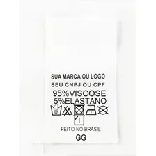 Fardamento Profissional Etiqueta Composição 1.000 Compre Ja