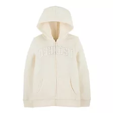 Campera De Algodon Beige Con Logo Niña Oshkosh 8t Flaber 