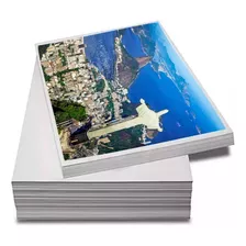 Papel Fotográfico Adesivo 115g Matte A4 Fosco 40 Folhas Cor Branco