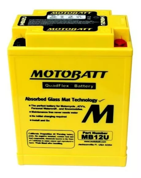 Bateria Motobatt Mb12u 12ah Bmw F650 Gs / G650 Gs 93/2015