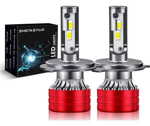 Kit De Faros Led 20000lm 80w H4 Luz Alta Y Baja For Vw Volkswagen Pointer