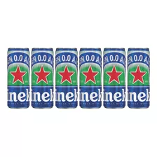 Cerveza Heineken Sin Alcohol 0.0% Lata 355 Ml Pack X6