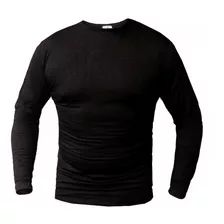 Remera Termica Forest Lather Hombre Color Negro