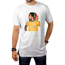 Camisa Camiseta Bob Marley Seleção Brasileira Brasil