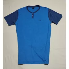 Playera Oakley Talla Xl Extra Grande Azul 