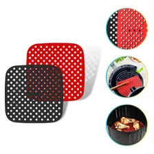 Kit 2 Protetor Tapete De Silicone P/airfryer Universal 19cm