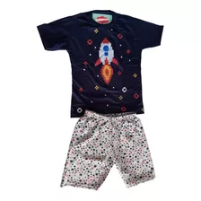 Lote Kit Roupa Infantil Menino 5 Conjunto Masculino Camiseta Regata Bermuda Moletinho Masculina Atacado