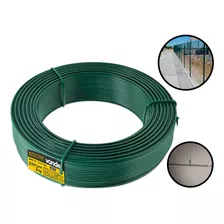 Arame Galvanizado Revestido Pvc Verde Fio 18m 2,5mm 1kg 