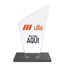 80 Troféus Personalizados Em Acrílico Impressão Carimbos