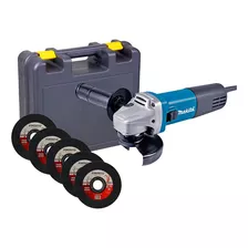 Kit Esmerilhadeira 840w Makita 9557 5 Disco E Maleta 220v