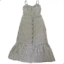 Vestido Feminino Longo Forrado Verão Soltinho Alcinha Botões