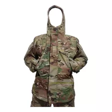 Campera Parka Tactica Impermeable Multicam Uca Polar Interno