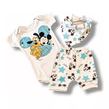 Conjunto Set Bebé Mickey Pluto